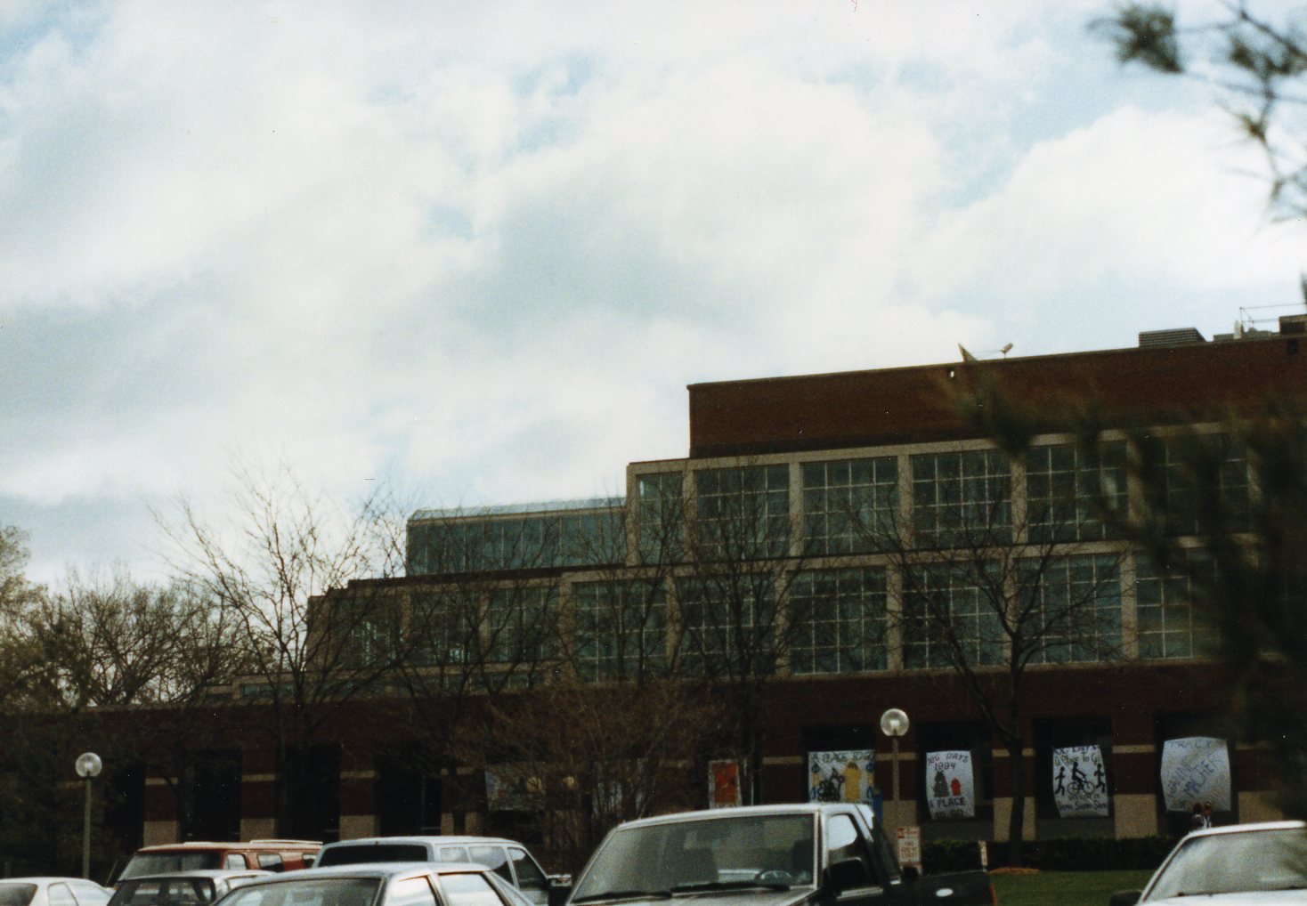 outside Pickler Memorial Library 1994