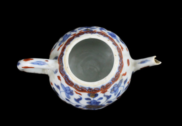 clobbered ware teapot (top)