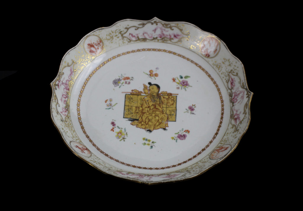 scalloped plate