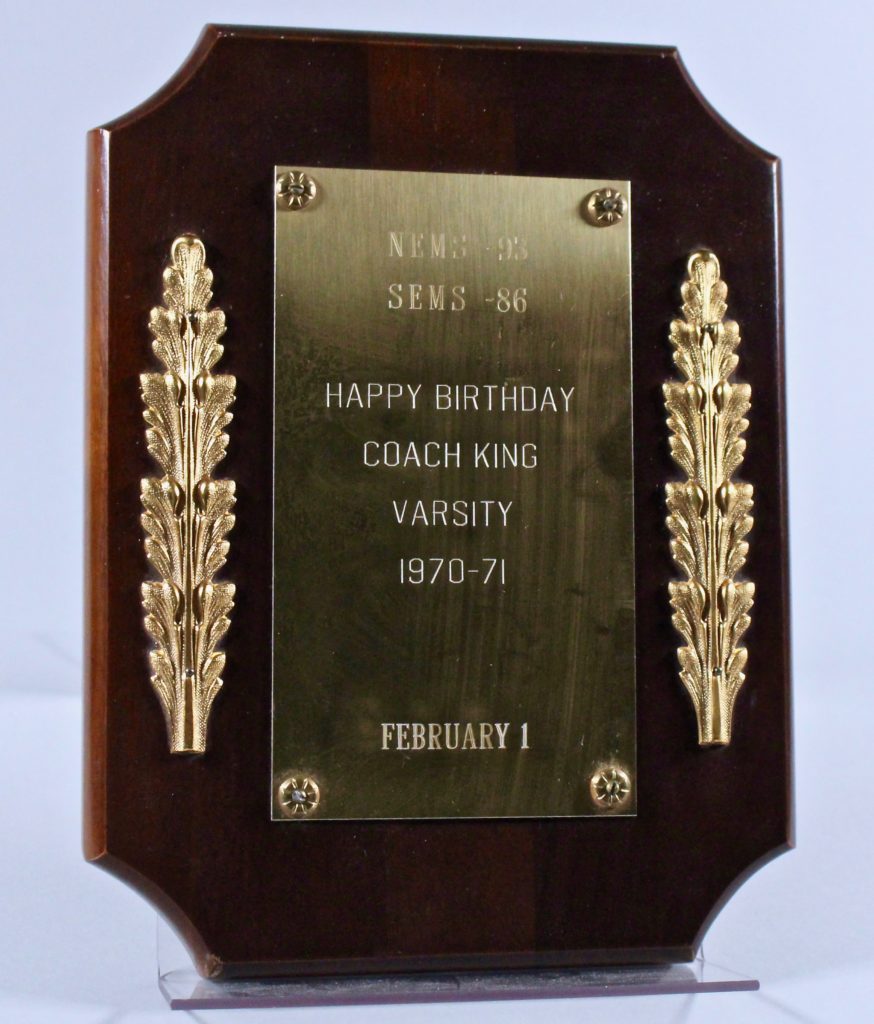 Happy Birthday plaque