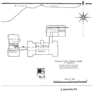 Map of Missouri State Normal School of the First District